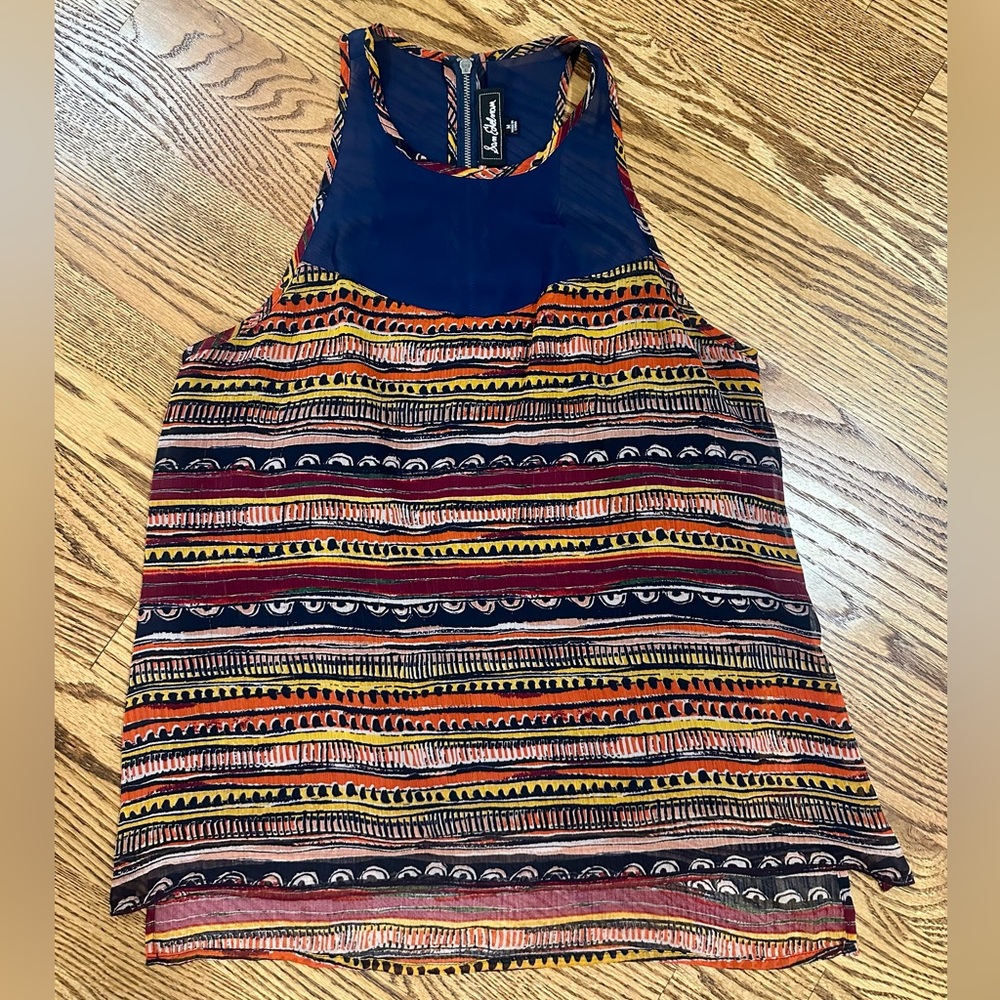 Sam Edelman Colorful Print Racerback Tank